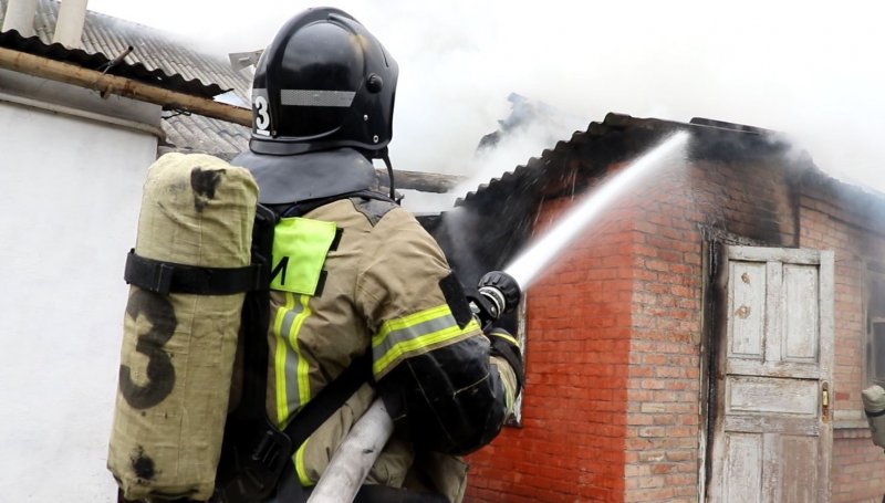 ЧЕЧНЯ. В Байсангуровском районе в частном доме вспыхнул пожар