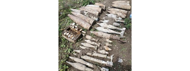 ЧЕЧНЯ. Военнослужащие Росгвардии обследовали найденные в одном из районов Чеченской Республики боеприпасы