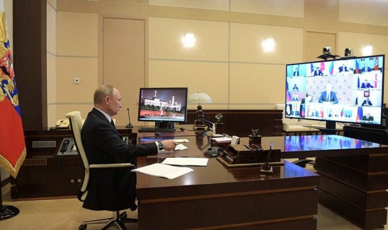 КБР. Глава КБР в режиме ВКС принял участие в совещании под председательством Владимира Путина