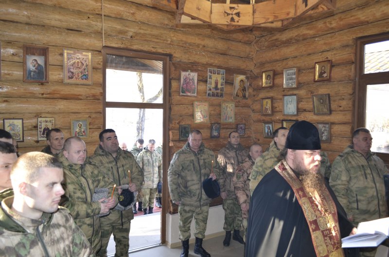 ЧЕЧНЯ. На территории полка Росгвардии в ЧР в У-Мартане открылась православная часовня