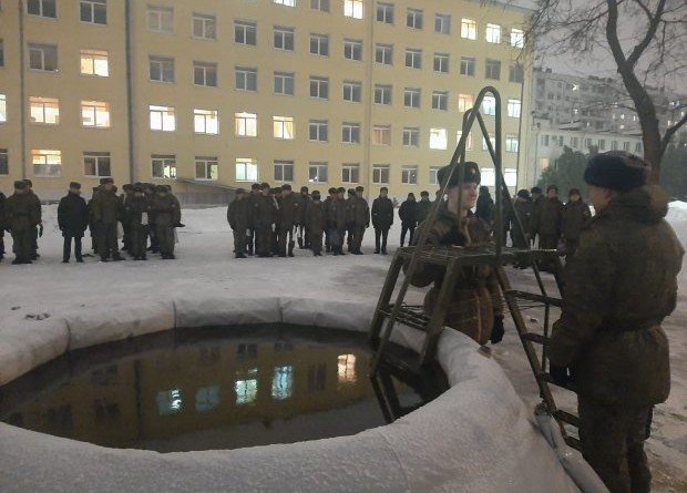 ВОЛГОГРАД. Волгоградские военные отпраздновали Крещение Господне